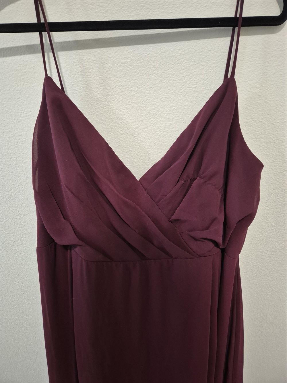 Bill Levkoff Burgundy Maxi Dress - Picture 2 of 4